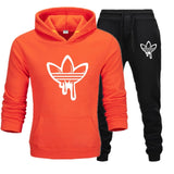 New 2019 Two Pieces Set Fashion Hooded Sweatshirts Sportswear Men Tracksuit Hoodie Autumn Men Brand Clothes Hoodies+Pants Sets