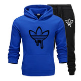 New 2019 Two Pieces Set Fashion Hooded Sweatshirts Sportswear Men Tracksuit Hoodie Autumn Men Brand Clothes Hoodies+Pants Sets