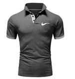 2019 High Quality Men Polo Brand New Men RF roger federer Polos Short Sleeve Casual Business Work Polo shirt