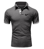 2019 High Quality Men Polo Brand New Men RF roger federer Polos Short Sleeve Casual Business Work Polo shirt