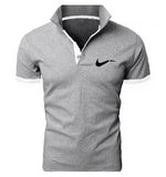 2019 High Quality Men Polo Brand New Men RF roger federer Polos Short Sleeve Casual Business Work Polo shirt