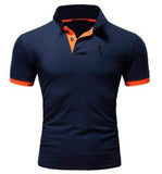 2019 High Quality Men Polo Brand New Men RF roger federer Polos Short Sleeve Casual Business Work Polo shirt
