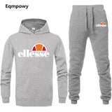 2019 Spring Sporting Suits Men Ellesse Hip Hop Hooded Hoodies + Pants Tracksuits Autumn Casual Mens Sportswear Sets