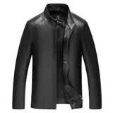 SHUJIN Winter Mens Genuine Leather Jackets Brand Real 100% Sheepskin Coat Jaqueta Couro Male Genuine Leather Jacket for Men