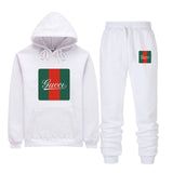2019 Hoodies+Sweatpants De Marque Guccy 2 Piece Set Women Jogging Tracksuit Men Set Track Suit Moletom Bodybuilding Tracksuits