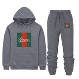 2019 Hoodies+Sweatpants De Marque Guccy 2 Piece Set Women Jogging Tracksuit Men Set Track Suit Moletom Bodybuilding Tracksuits