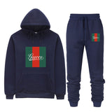 2019 Hoodies+Sweatpants De Marque Guccy 2 Piece Set Women Jogging Tracksuit Men Set Track Suit Moletom Bodybuilding Tracksuits