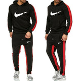 Neue 2019 Freies Verschiffen Marke Trainingsanzug Mode Hoodies Männer Sportswear Zwei Stück Sets Fleece Dicken hoody + Hosen Spo