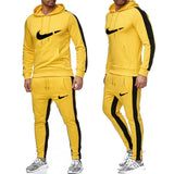 Neue 2019 Freies Verschiffen Marke Trainingsanzug Mode Hoodies Männer Sportswear Zwei Stück Sets Fleece Dicken hoody + Hosen Spo