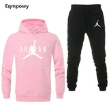 Brand  Clothing Men's Casual Sweatshirts Pullover Men Tracksuit Hoodies Two Piece +Pants Sport Shirts Autumn Winter Set