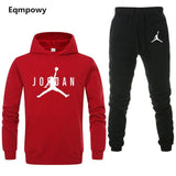 Brand  Clothing Men's Casual Sweatshirts Pullover Men Tracksuit Hoodies Two Piece +Pants Sport Shirts Autumn Winter Set