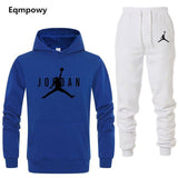 Brand  Clothing Men's Casual Sweatshirts Pullover Men Tracksuit Hoodies Two Piece +Pants Sport Shirts Autumn Winter Set