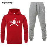 Brand  Clothing Men's Casual Sweatshirts Pullover Men Tracksuit Hoodies Two Piece +Pants Sport Shirts Autumn Winter Set