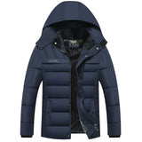 2019 Hot Fashion Hooded Winter Coat Men Thick Warm Mens Winter Jacket Windproof Father's Gift Parka