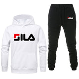 Men/ Women's Tracksuits Jordan 23 Autumn Winter Solid Color Sportswear Hoodies+Long Pants Two Piece Set Female Cotton Outfits