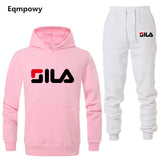 Men/ Women's Tracksuits Jordan 23 Autumn Winter Solid Color Sportswear Hoodies+Long Pants Two Piece Set Female Cotton Outfits