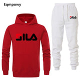 Men/ Women's Tracksuits Jordan 23 Autumn Winter Solid Color Sportswear Hoodies+Long Pants Two Piece Set Female Cotton Outfits