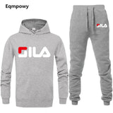 Men/ Women's Tracksuits Jordan 23 Autumn Winter Solid Color Sportswear Hoodies+Long Pants Two Piece Set Female Cotton Outfits