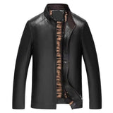SHUJIN Winter Mens Genuine Leather Jackets Brand Real 100% Sheepskin Coat Jaqueta Couro Male Genuine Leather Jacket for Men