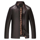 SHUJIN Winter Mens Genuine Leather Jackets Brand Real 100% Sheepskin Coat Jaqueta Couro Male Genuine Leather Jacket for Men