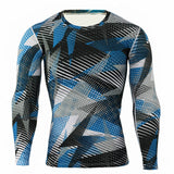 2 Piece Tracksuit Men Compression MMA Long sleeve t shirt Rashgard kit Camouflage  Sweatshirt+leggings Fitness Thermal underwear