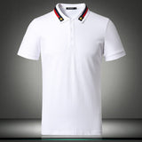 White Black 2019 New England Designer US Polo Shirts For Men Short Sleeve Solid Breathable Shirt Plus Size 4XL 5XL 81855