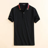 White Black 2019 New England Designer US Polo Shirts For Men Short Sleeve Solid Breathable Shirt Plus Size 4XL 5XL 81855